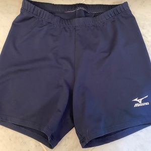 Mizuno DryLite navy 4” spandex short